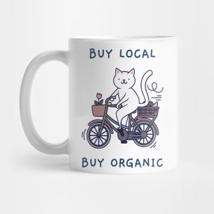 Buy local, buy organic Mug